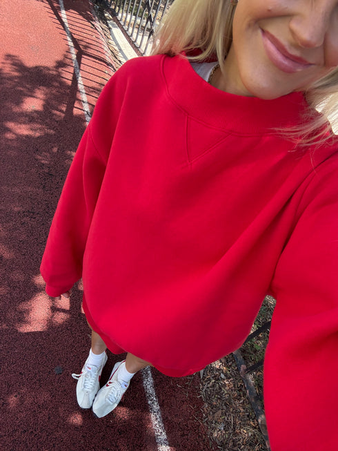 Club Coco Mockneck // Red